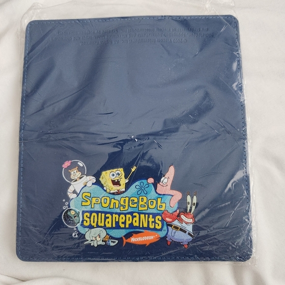 New SpongeBob SquarePants Designed Faux Leather Checkbook Cover - Picture 3 of 5